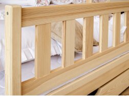 Trivietė vaikiška lova su stalčiais BLANKA 90x190