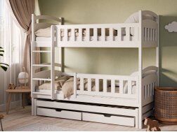 Trivietė vaikiška lova su stalčiais BLANKA 90x200