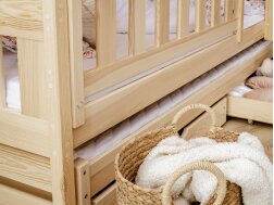 Trivietė vaikiška lova su stalčiais BLANKA 90x200