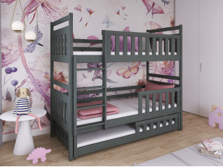 Trivietė vaikiška lova OLIWIA 80x160