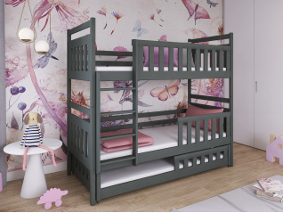Trivietė vaikiška lova OLIWIA 80x180