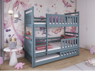 Trivietė vaikiška lova OLIWIA 80x180