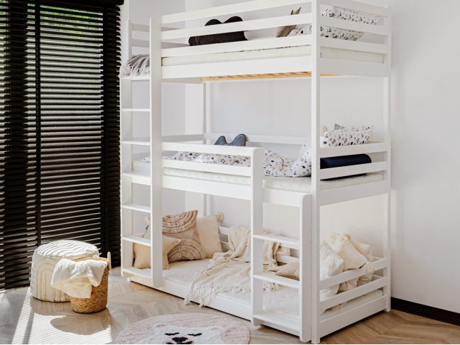 Triaukštė vaikiška lova TED 80x180 2