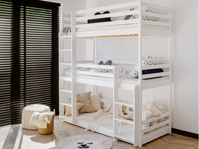 Triaukštė vaikiška lova TED 90x190 1