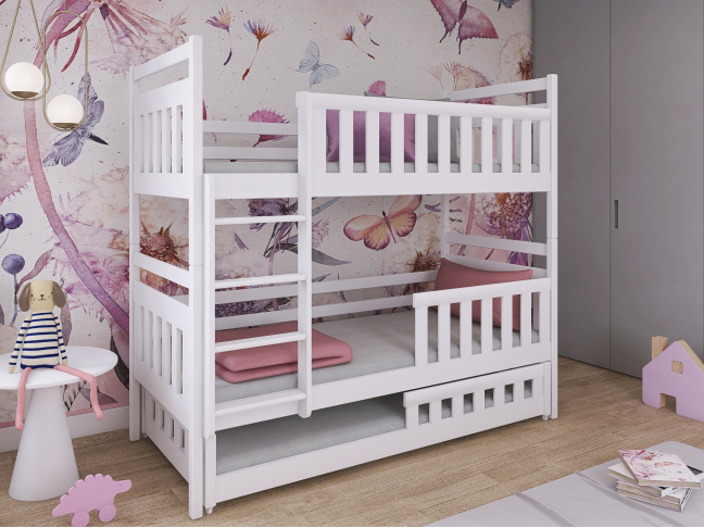 Trivietė vaikiška lova OLIWIA 80x160 Trivietė vaikiška lova OLIWIA 80x160