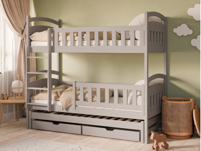 Trivietė vaikiška lova su stalčiais BLANKA 80x160 Trivietė vaikiška lova su stalčiais BLANKA 80x160