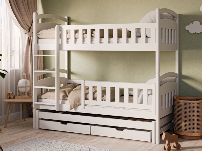 Trivietė vaikiška lova su stalčiais BLANKA 80x180 2