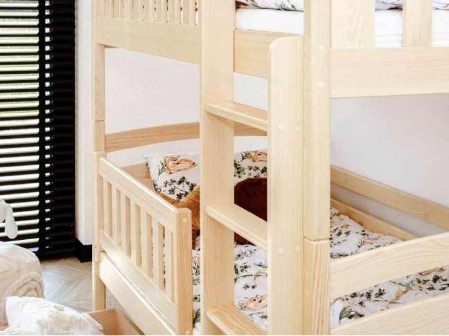 Trivietė vaikiška lova su stalčiais BLANKA 80x200 6