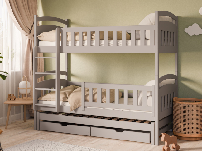 Trivietė vaikiška lova su stalčiais BLANKA 90x190 2 Trivietė vaikiška lova su stalčiais BLANKA 90x190 2