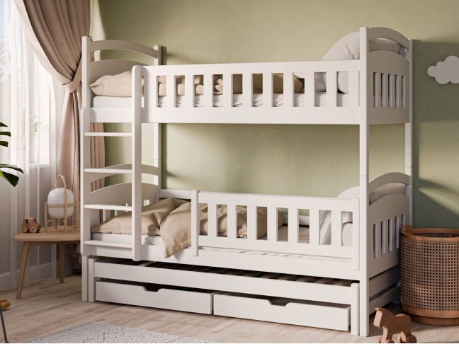 Trivietė vaikiška lova su stalčiais BLANKA 90x200 Trivietė vaikiška lova su stalčiais BLANKA 90x200