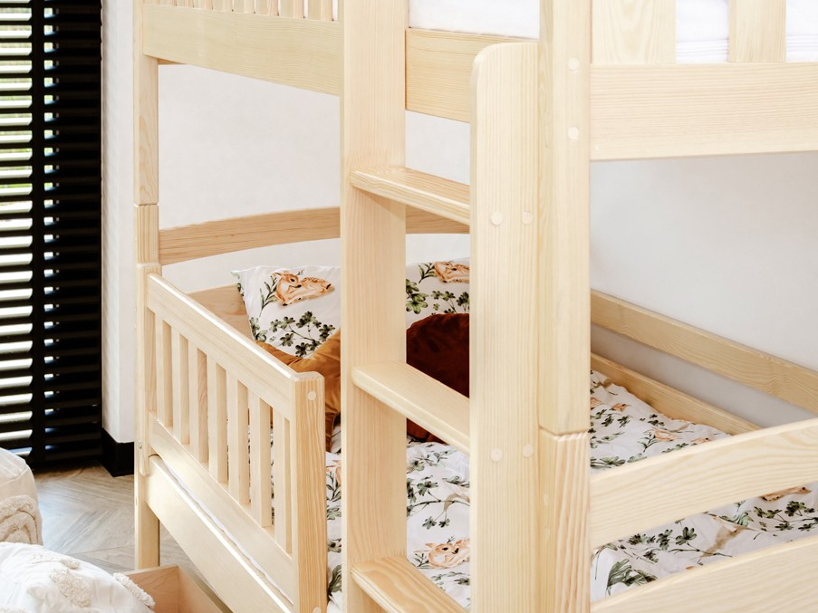 Trivietė vaikiška lova su stalčiais BLANKA 80x160 9 Trivietė vaikiška lova su stalčiais BLANKA 80x160 9