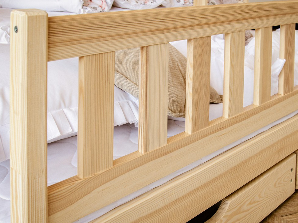 Trivietė vaikiška lova su stalčiais BLANKA 90x200 6