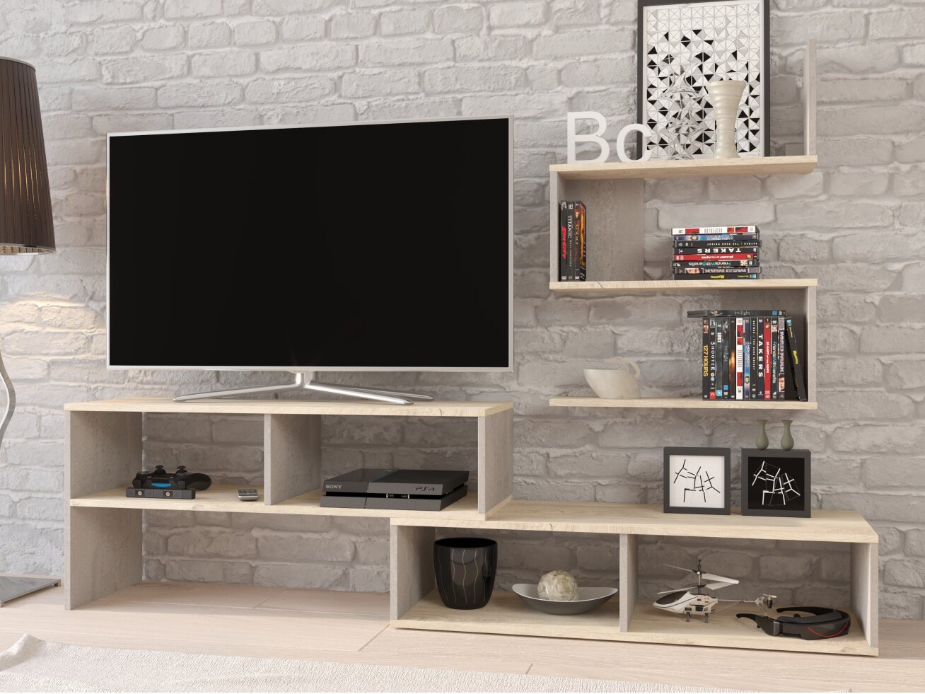 TV staliukas su lentynėlė SYDNEY TV staliukas su lentynėlė SYDNEY