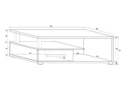 Žurnalinis staliukas ANG-07