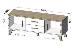 TV Staliukas LOTTA 140 2D2S