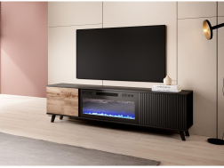 TV staliukas RANDOM RTV-180K su elektriniu židiniu