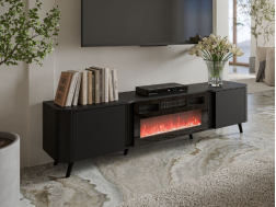 TV Staliukas VOLARE EF 200 su elektriniu židiniu