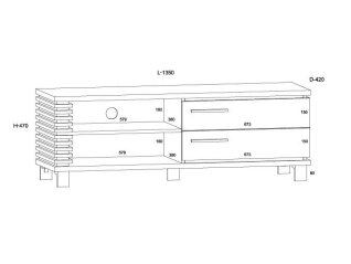 TV staliukas LAM-11