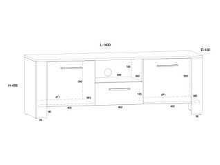 TV staliukas SLI-10