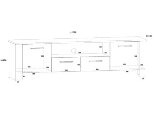 TV staliukas SLI-11