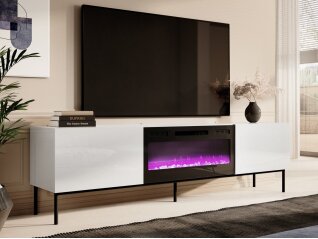 TV staliukas SLIDE 200 K su elektriniu židiniu + S