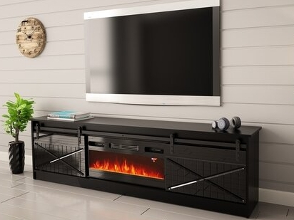 TV Staliukas GRANERO su elektriniu židiniu 1 TV Staliukas GRANERO su elektriniu židiniu 1