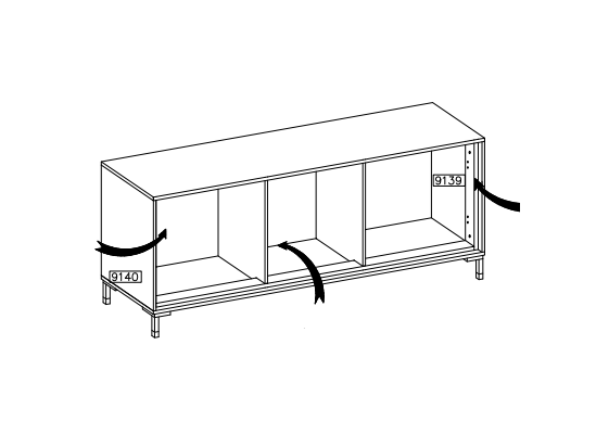 TV staliukas PARII PA04 9