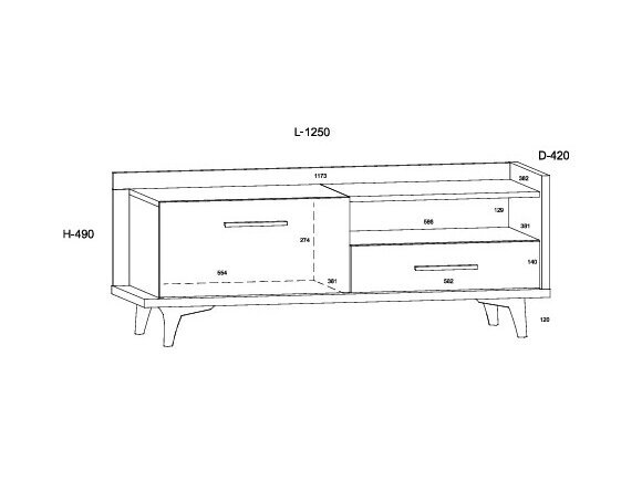 TV staliukas BOX-08 7