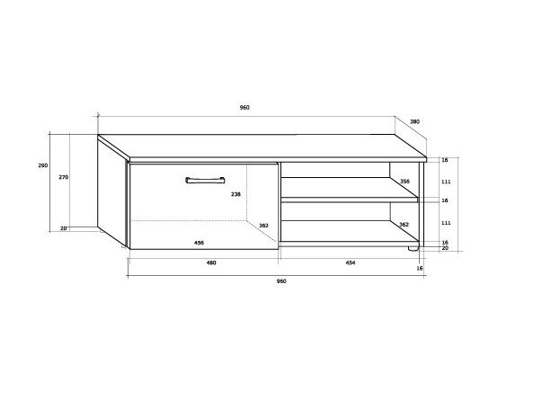 TV staliukas MAG-04 4