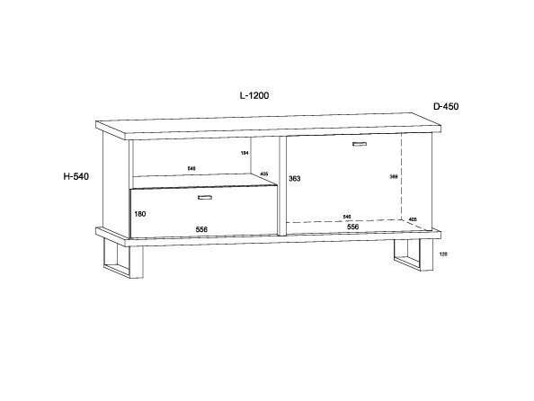 TV staliukas CRO-19 6 TV staliukas CRO-19 6