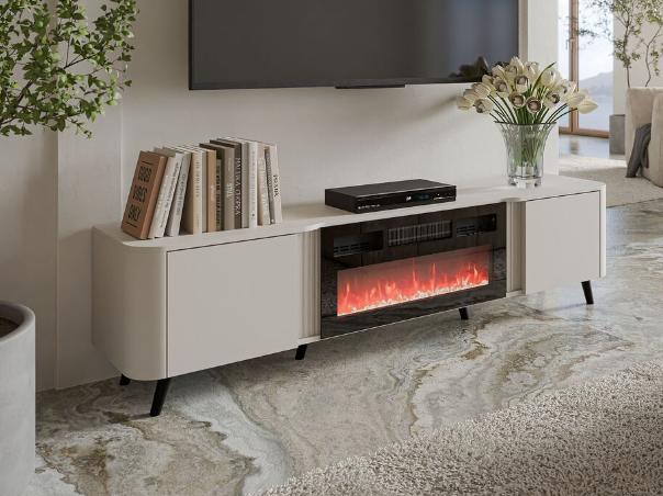 TV Staliukas VOLARE EF 200 su elektriniu židiniu 3 TV Staliukas VOLARE EF 200 su elektriniu židiniu 3