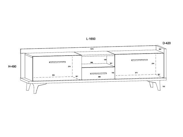 TV staliukas BOX-09 5