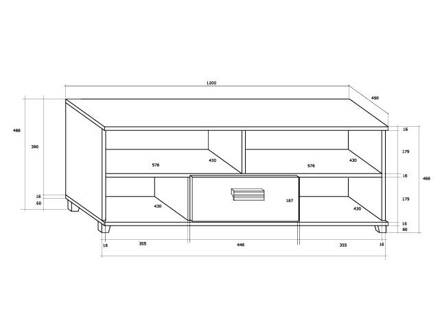 TV staliukas SOL-06 4 TV staliukas SOL-06 4