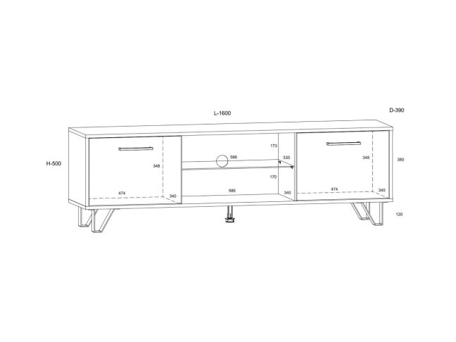 TV staliukas BOS-13 3