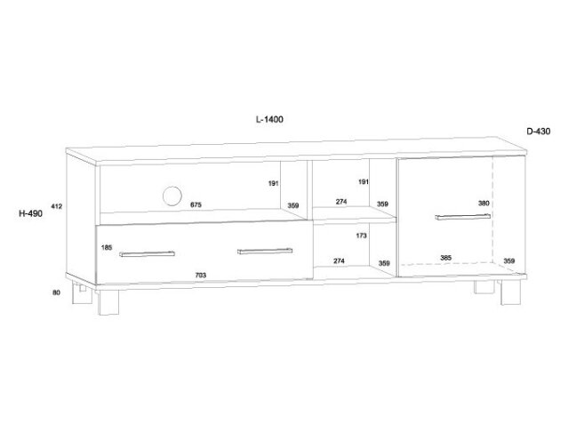 TV staliukas COO-11 5 TV staliukas COO-11 5