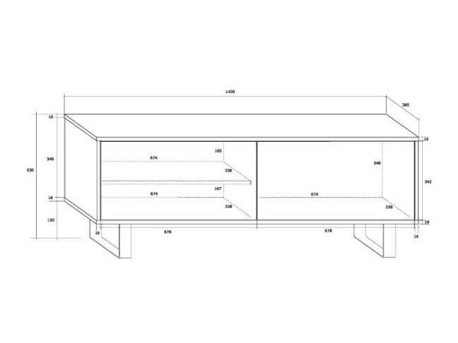 TV staliukas KIN-01 4