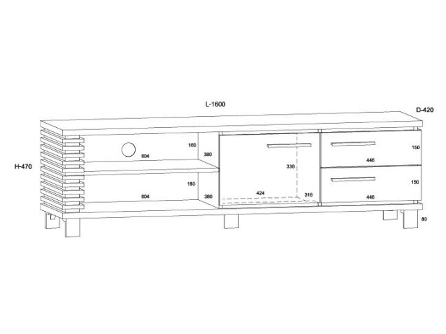 TV staliukas LAM-10 5