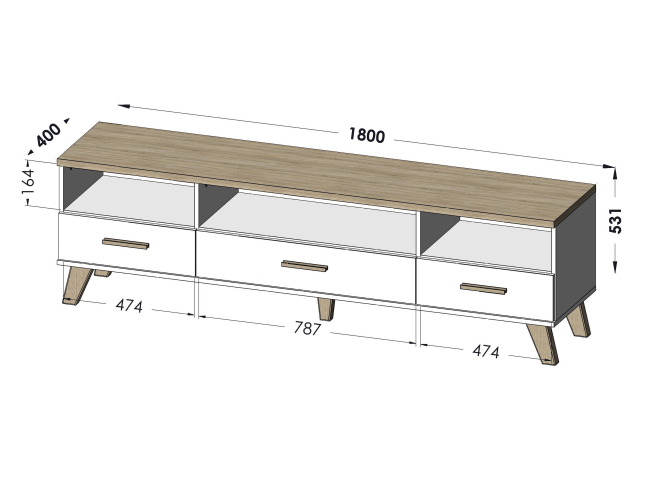 TV Staliukas LOTTA 180 3S3K 1