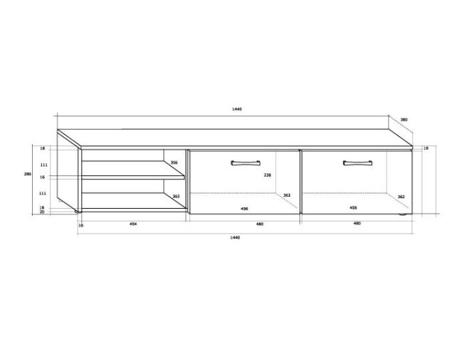 TV staliukas MAG-03 5 TV staliukas MAG-03 5