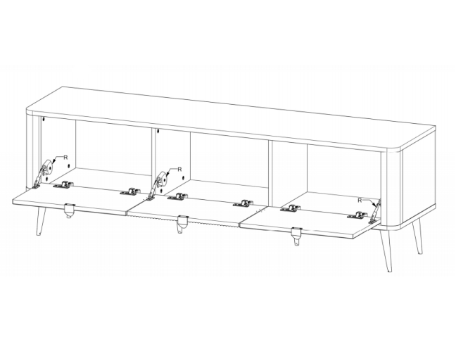 TV Staliukas MARLY 13 1 TV Staliukas MARLY 13 1