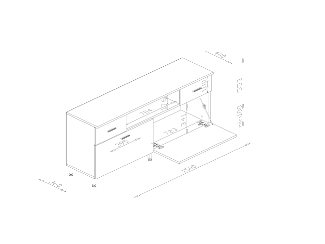 TV Staliukas MBL RTV 150 2