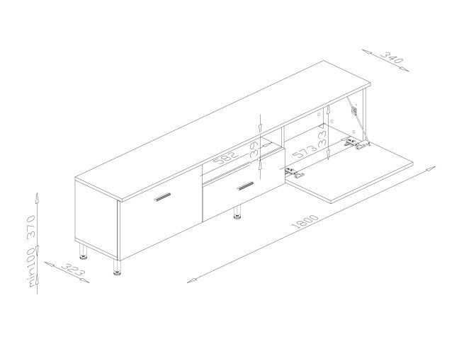 TV Staliukas MBL RTV 180 2 TV Staliukas MBL RTV 180 2