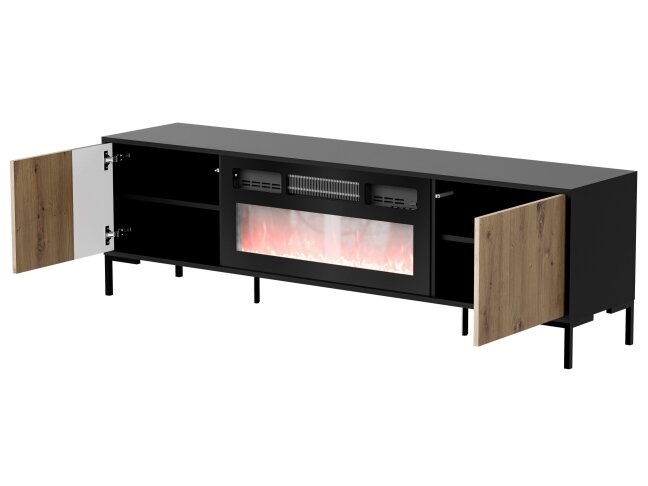 TV Staliukas MERCI 180 EF su elektriniu židiniu 1 TV Staliukas MERCI 180 EF su elektriniu židiniu 1