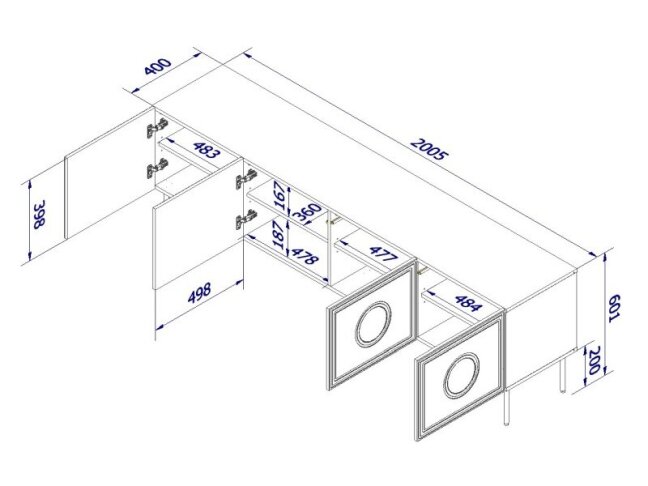 TV Staliukas PALAZZO RTV 200 2