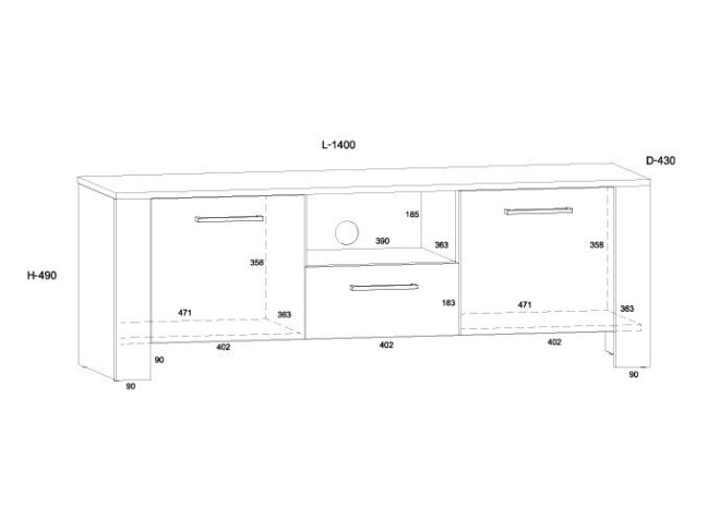 TV staliukas SLI-10 6