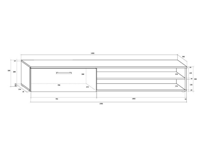 TV staliukas STE-04 3 TV staliukas STE-04 3