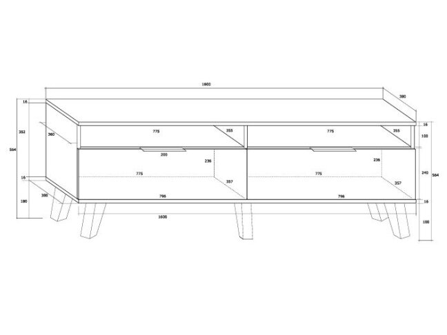 TV staliukas SVN-11 5