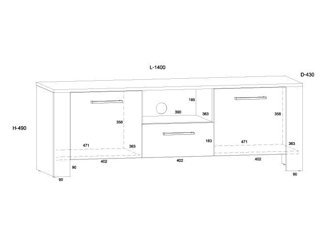 TV staliukas SLI-10 6