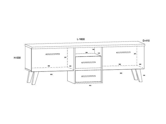 TV staliukas NOR-13 5