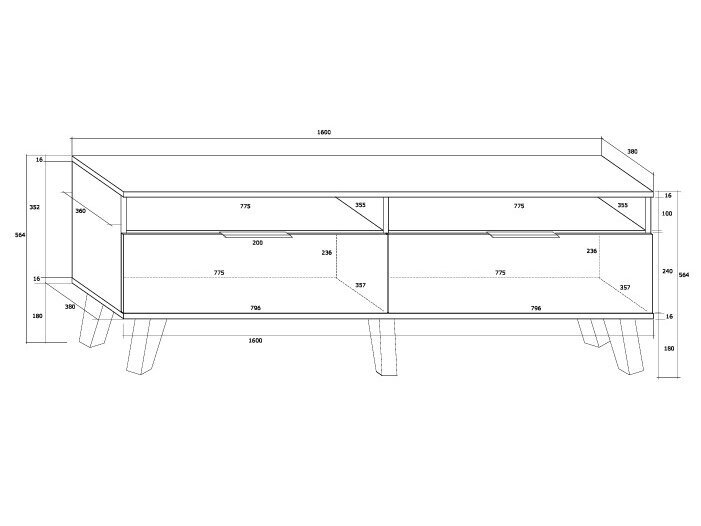 TV staliukas SVN-11 5